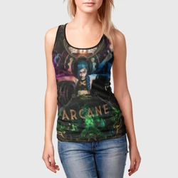 Женская майка 3D Джинкс Вай и Силко Аркейн - фото 2