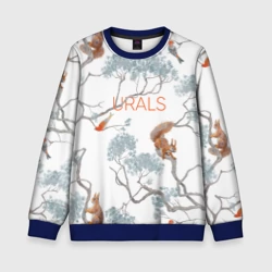 Детский свитшот 3D Уральский паттерн лес