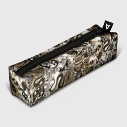 Пенал школьный 3D Дракон и самураи в японском стиле