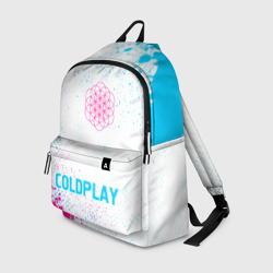 Рюкзак 3D Coldplay neon gradient style по-центру