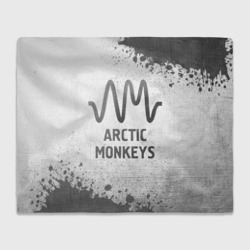 Плед 3D Arctic Monkeys - white gradient