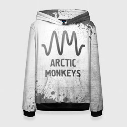 Женская толстовка 3D Arctic Monkeys - white gradient