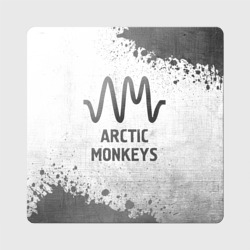 Магнит виниловый Квадрат Arctic Monkeys - white gradient