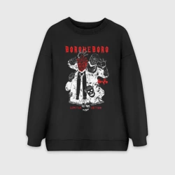 Женский свитшот oversize без начеса хлопок Син и Ной - Дорохедоро 