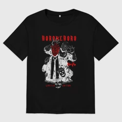 Женская футболка хлопок Oversize Син и Ной - Дорохедоро 