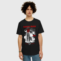 Мужская футболка хлопок Oversize Син и Ной - Дорохедоро  - фото 2