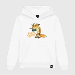 Женская толстовка хлопок Утренний лис