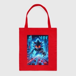 Шоппер BioNature Hedgehog in neon metropolis - ai art