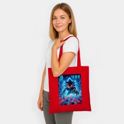 Шоппер BioNature Hedgehog in neon metropolis - ai art - фото 2