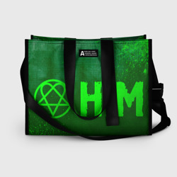 Сумка-шоппер 3D HIM - green gradient по-горизонтали