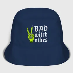Мужская панама хлопок Bad witch vibes - Halloween