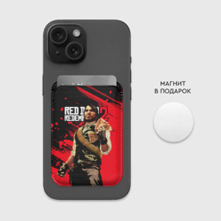 Картхолдер Magsafe магнитный Red Dead Redemption 2 - Wanted - фото 2