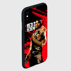 Чехол для iPhone XS Max матовый Red Dead Redemption 2 - Wanted - фото 2