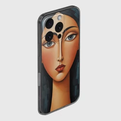 Чехол для iPhone 16 Pro Max силиконовый с защитой камеры Вдохновлено Модильяни - фото 2