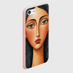 Чехол для iPhone 5/5S матовый Вдохновлено Модильяни - фото 2