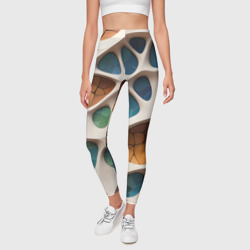 Леггинсы 3D Вдохновлено Антонио Гауди - фото 2
