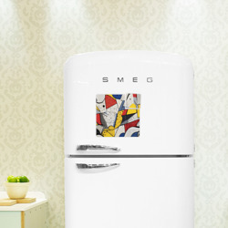 Магнитный плакат 3Х3 Поп-арт яркая абстракция - фото 2