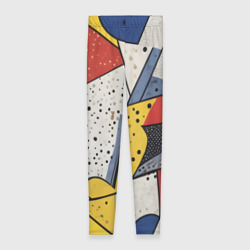 Леггинсы 3D Поп-арт яркая абстракция