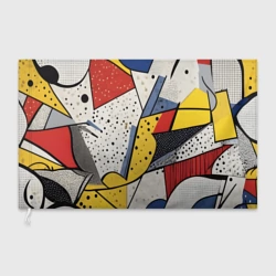 Флаг 3D Поп-арт яркая абстракция