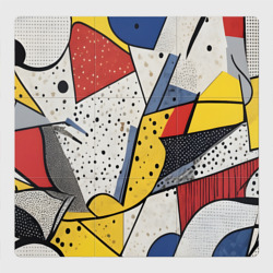 Магнитный плакат 3Х3 Поп-арт яркая абстракция