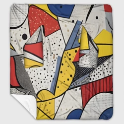 Плед с рукавами Поп-арт яркая абстракция