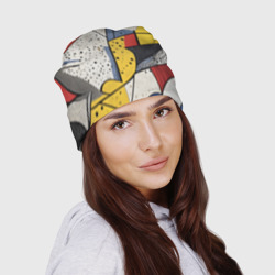 Шапка 3D Поп-арт яркая абстракция - фото 2