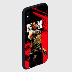 Чехол для iPhone XS Max матовый Red Dead Redemption 2 - винчестер в руке - фото 2