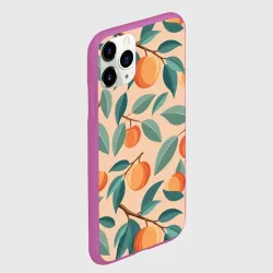 Чехол для iPhone 11 Pro матовый Сочные персики на ветке - фото 2