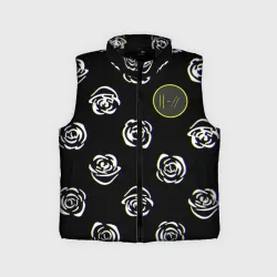 Детский жилет утепленный 3D Twenty one pilots rose