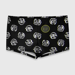 Мужские купальные плавки 3D Twenty one pilots rose