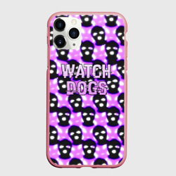 Чехол для iPhone 11 Pro Max матовый Watch dogs hacker