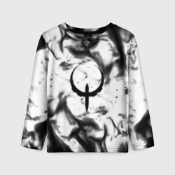 Детский лонгслив 3D Quake fire black