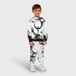 Детский костюм с толстовкой 3D Quake fire black - фото 2