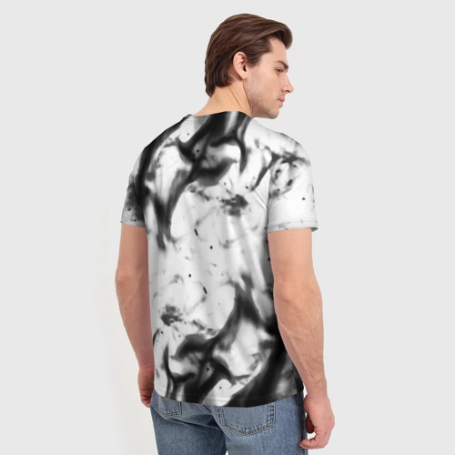 Мужская футболка 3D Quake fire black - фото 4