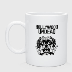 Кружка керамическая Hollywood Undead - rock dog