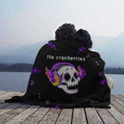 Плед 3D The Cranberries неоновый череп - фото 2
