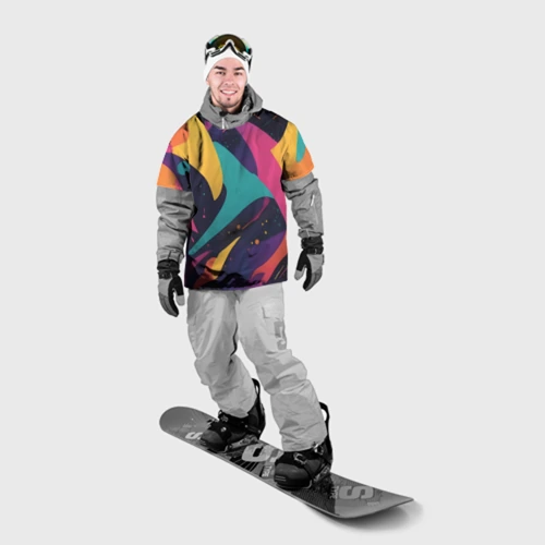 Накидка на куртку 3D Космос яркая абстракция