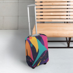 Чехол для чемодана 3D Космос яркая абстракция - фото 2