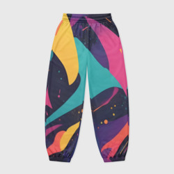Женские джоггеры оверсайз 3D Космос яркая абстракция