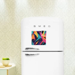 Магнитный плакат 3Х3 Космос яркая абстракция - фото 2