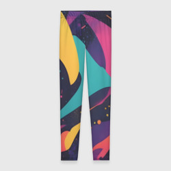 Леггинсы 3D Космос яркая абстракция