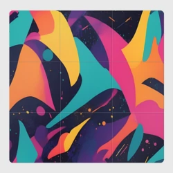 Магнитный плакат 3Х3 Космос яркая абстракция