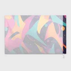 Флаг 3D Космос яркая абстракция - фото 2