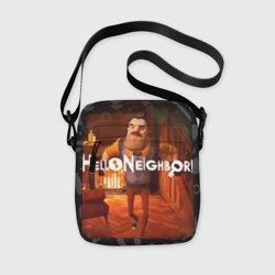 Сумка через плечо 3D Привет сосед у камина