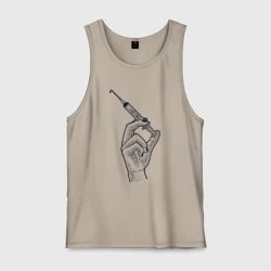 Мужская майка хлопок Шприц с вакциной