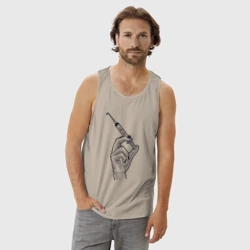 Мужская майка хлопок Шприц с вакциной - фото 2