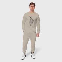 Мужской костюм хлопок Шприц с вакциной - фото 2