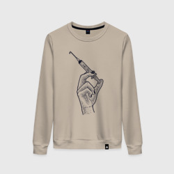 Женский свитшот хлопок Шприц с вакциной