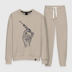 Женский костюм хлопок Шприц с вакциной