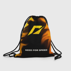 Рюкзак-мешок 3D Need for Speed - gold gradient по-центру